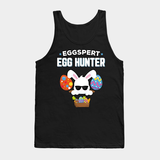 Eggspert Egg Hunter Funny Easter Tank Top by trendingoriginals